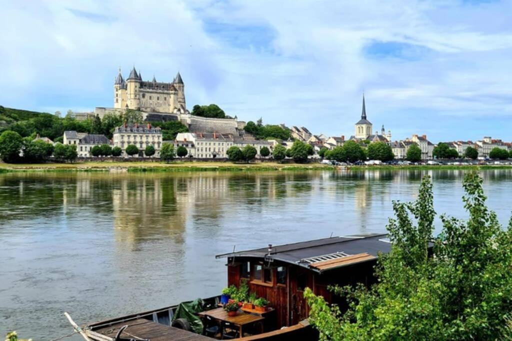 Appartement Loire Et Chateau, Hyper Centre, Vue Loire, Linge Inclus, 3Eme Etage سوموور المظهر الخارجي الصورة